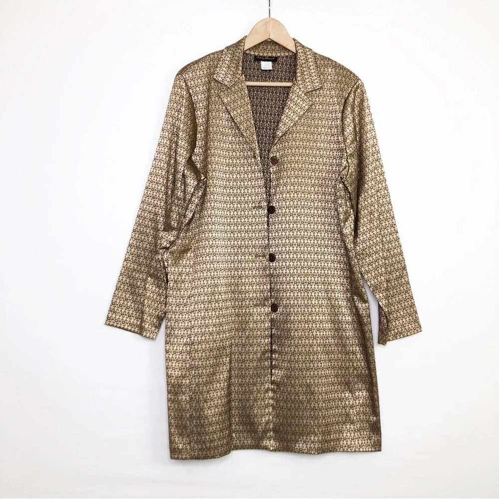 Ashley Stewart Gold Pantsuit - Picture 3 of 14